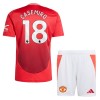 Original Trikotsatz Manchester United Casemiro 18 Heimtrikot 2024-25 Für Kinder